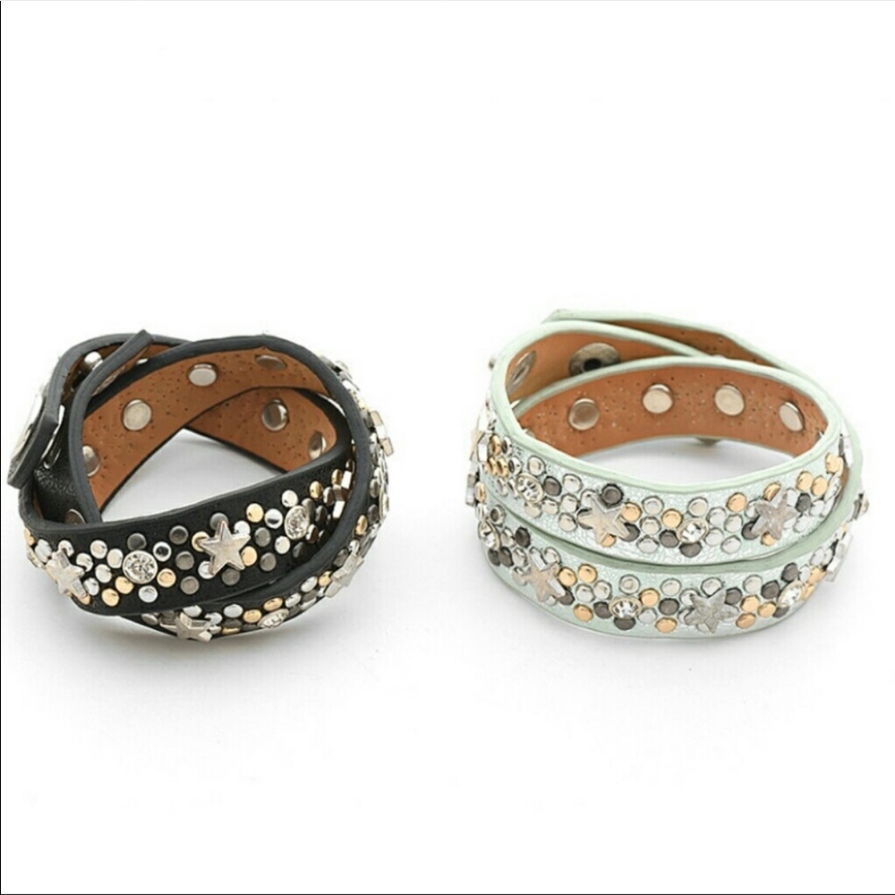 GENUINE LEATHER bracelet.